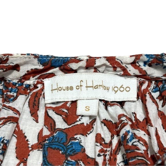 House of Harlow 1960 Marble Rust Top Size S - Picture 3 of 8